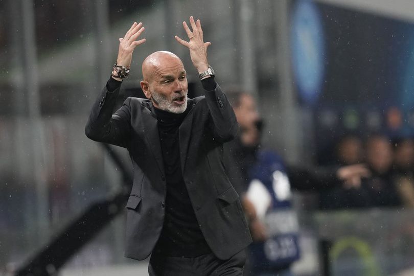 Pelatih AC Milan Stefano Pioli