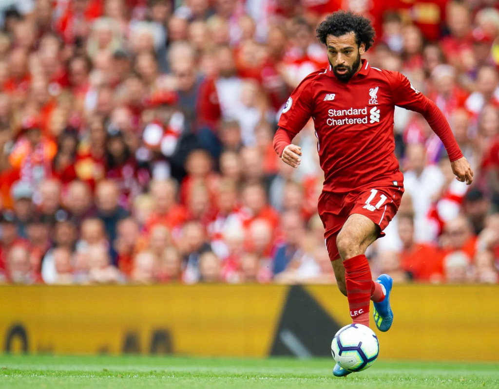 Momen Mohamed Salah Menceta Gol Untuk Liverpool