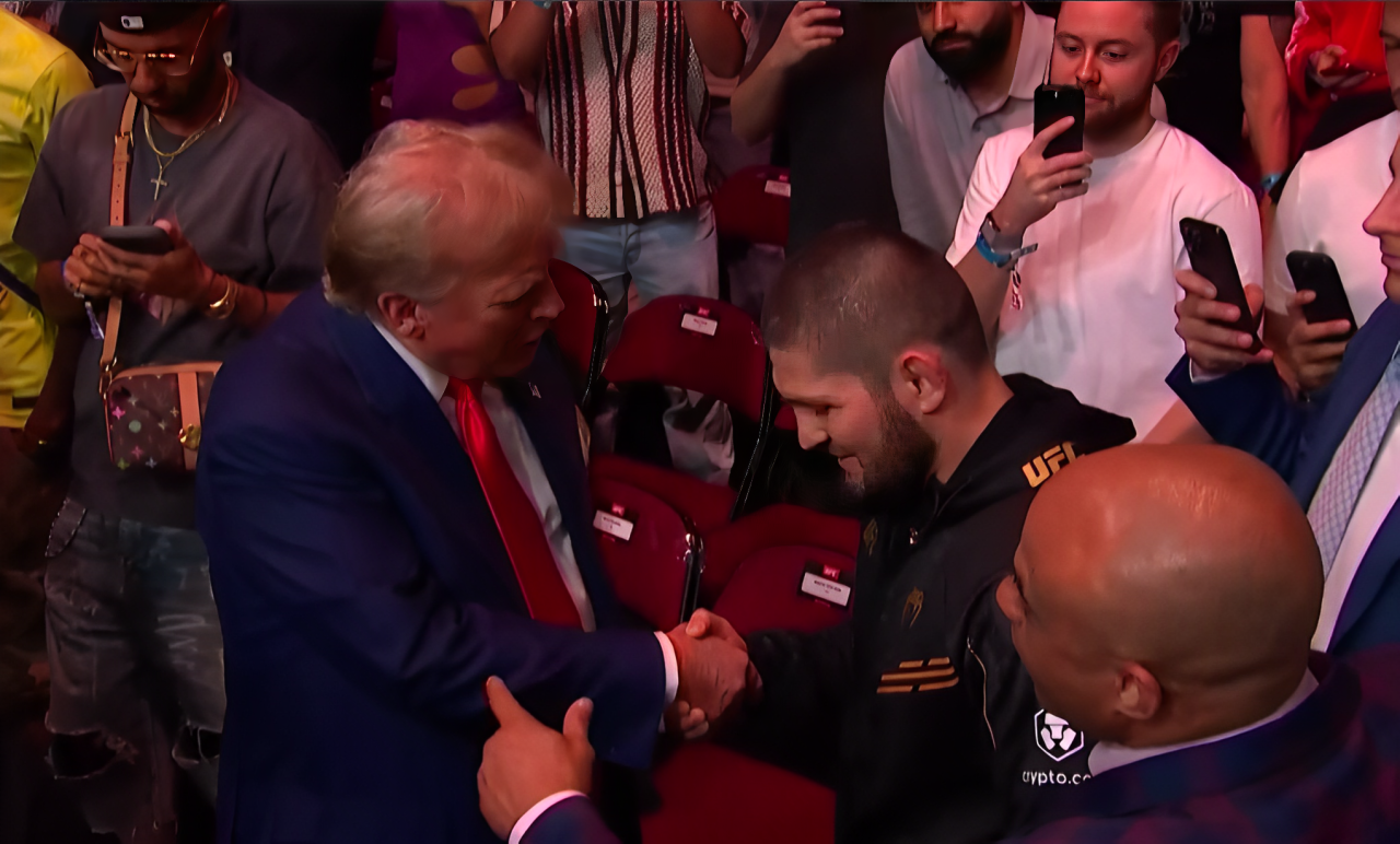 Khabib Bertemu Trump: Permintaan untuk Menghentikan Serangan Israel ke Palestina