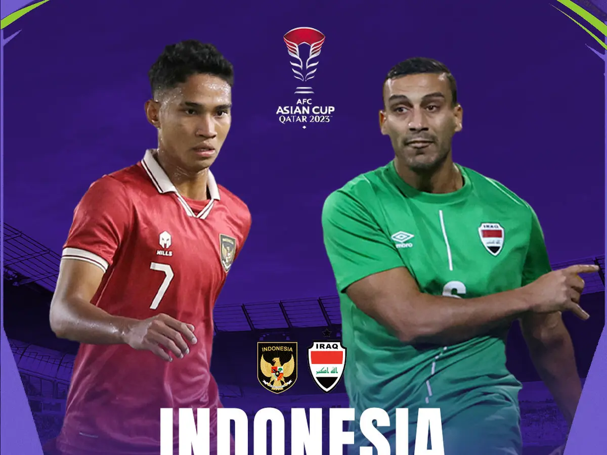 Indonesia vs Irak Susunan Pemain