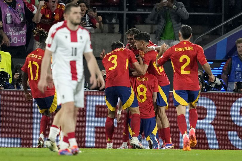 Spanyol Menggulung Georgia dengan Skor 4-1