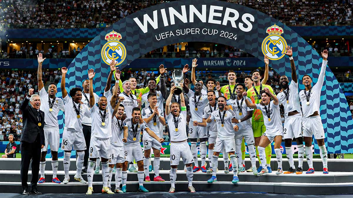 Real Madrid Raih Gelar Piala Super Eropa 2024, Carlo Ancelotti