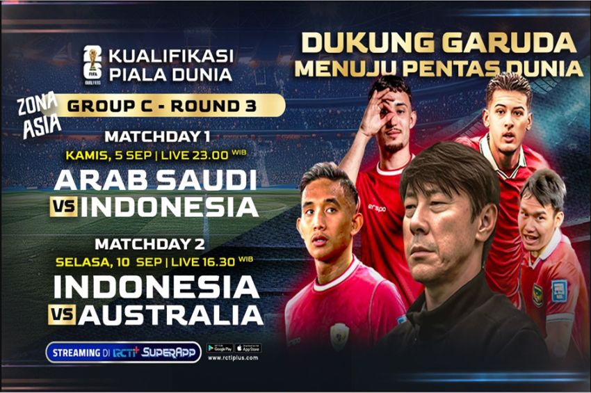 Matchday Pertama Ronde 3 Kualifikasi Piala Dunia 2026