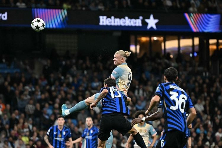 Statistik Pertandingan Man City vs Inter Milan di Liga Champions