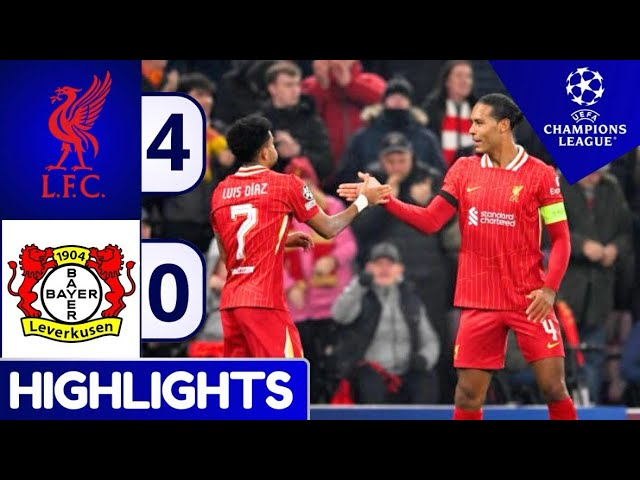 Liverpool Gulung Bayer Leverkusen 4-0 di Anfield