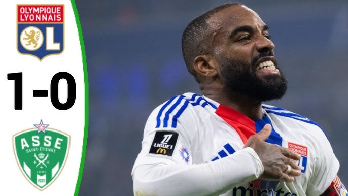 Lyon Berjaya, Taklukkan St Etienne dengan Skor Tipis 1-0